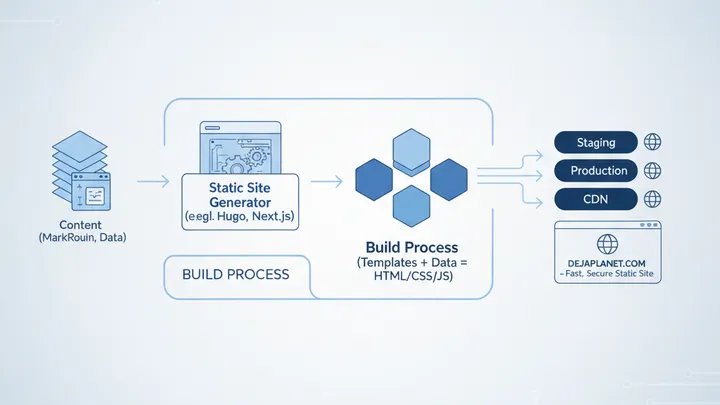 JAMstack: Moderne Webarchitektur erklärt - Illustration 1