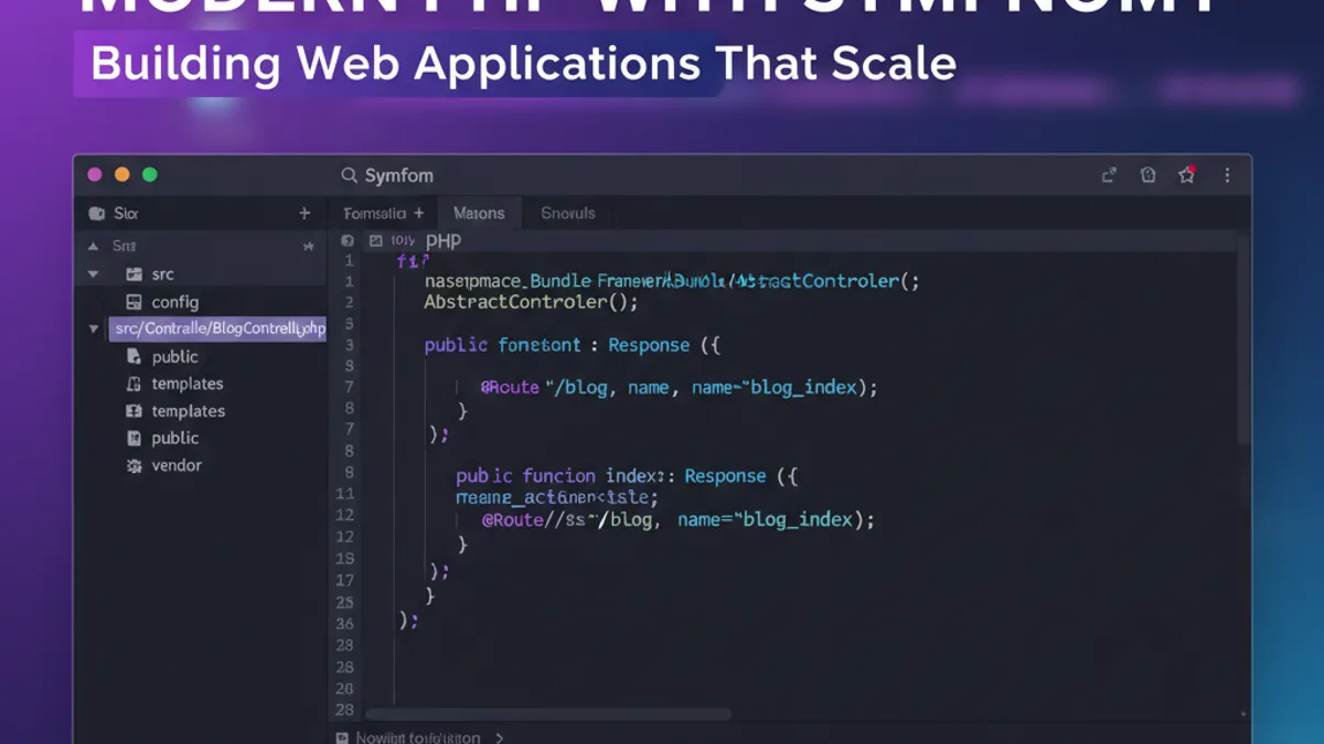 PHP und Symfony: Moderne Webentwicklung